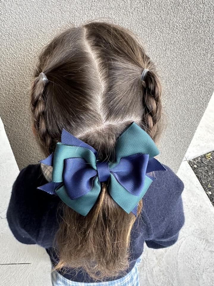 Bow Pack - School Uniform, Sport Team Hair Accessories -custom made, choose colours needed