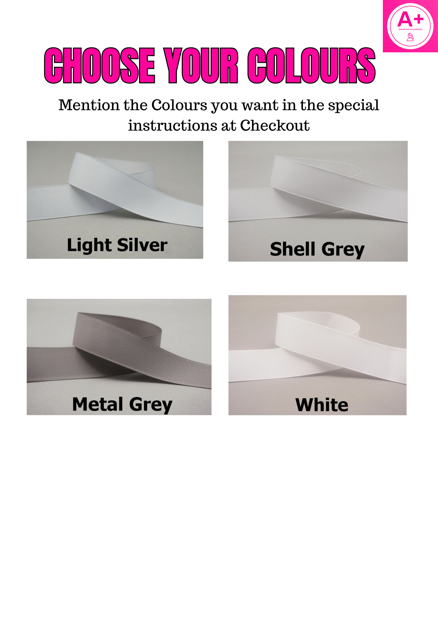 Absolute Pack - School Hair Accessories -custom made, choose colours needed
