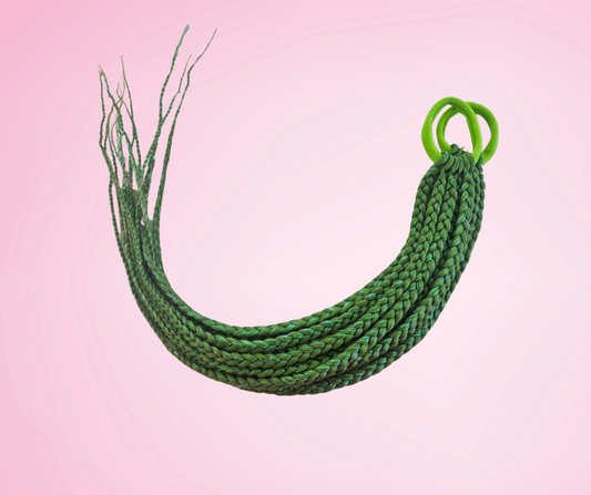 Mermaid pigtail braid set 60cm - Green