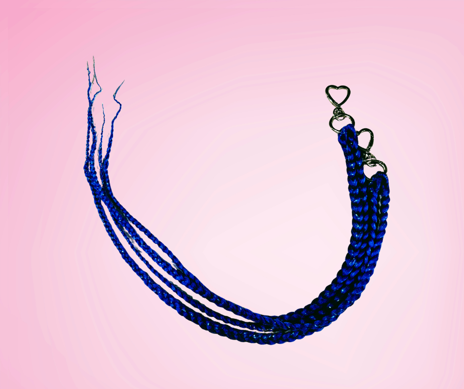 Blue Fringe Clips β 60cm