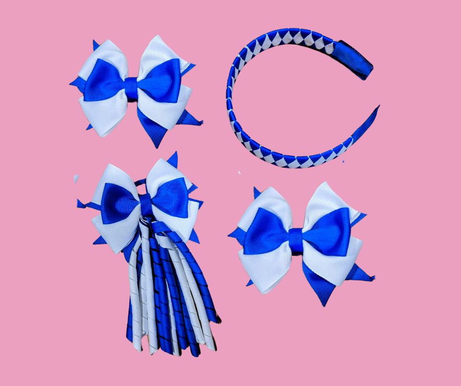 Starter Pack - School Uniform, Sport Team Hair Accessories -custom made, choose colours needed