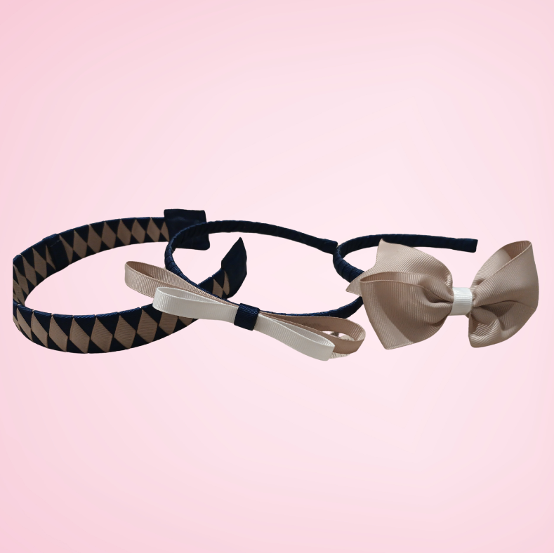Headband Pack - School Uniform, Sport Team Hair Accessories -custom made, choose colours needed