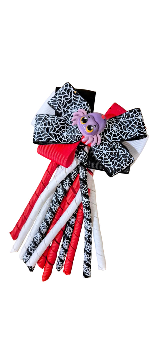 Spooky Halloween Korker Bow 🕷️🕸️