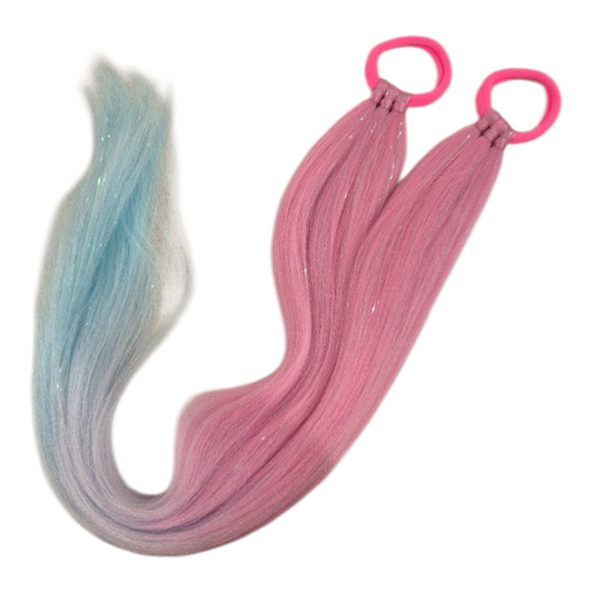 Cotton Candy Piggy Tails - 60cm