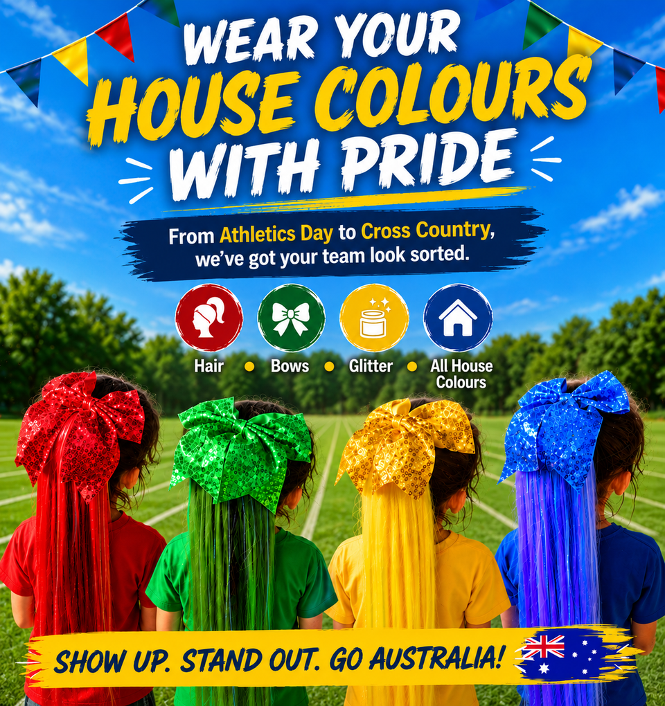 Sports Carnival Hair Accessories | School House Colours