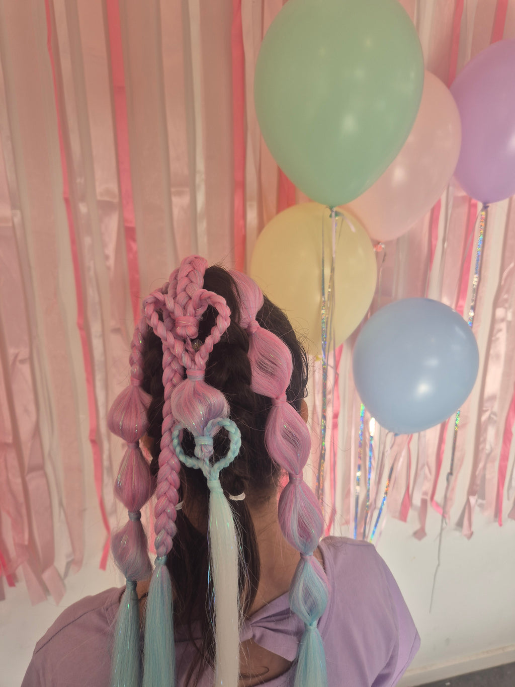 Bubble Braids - Cotton Candy