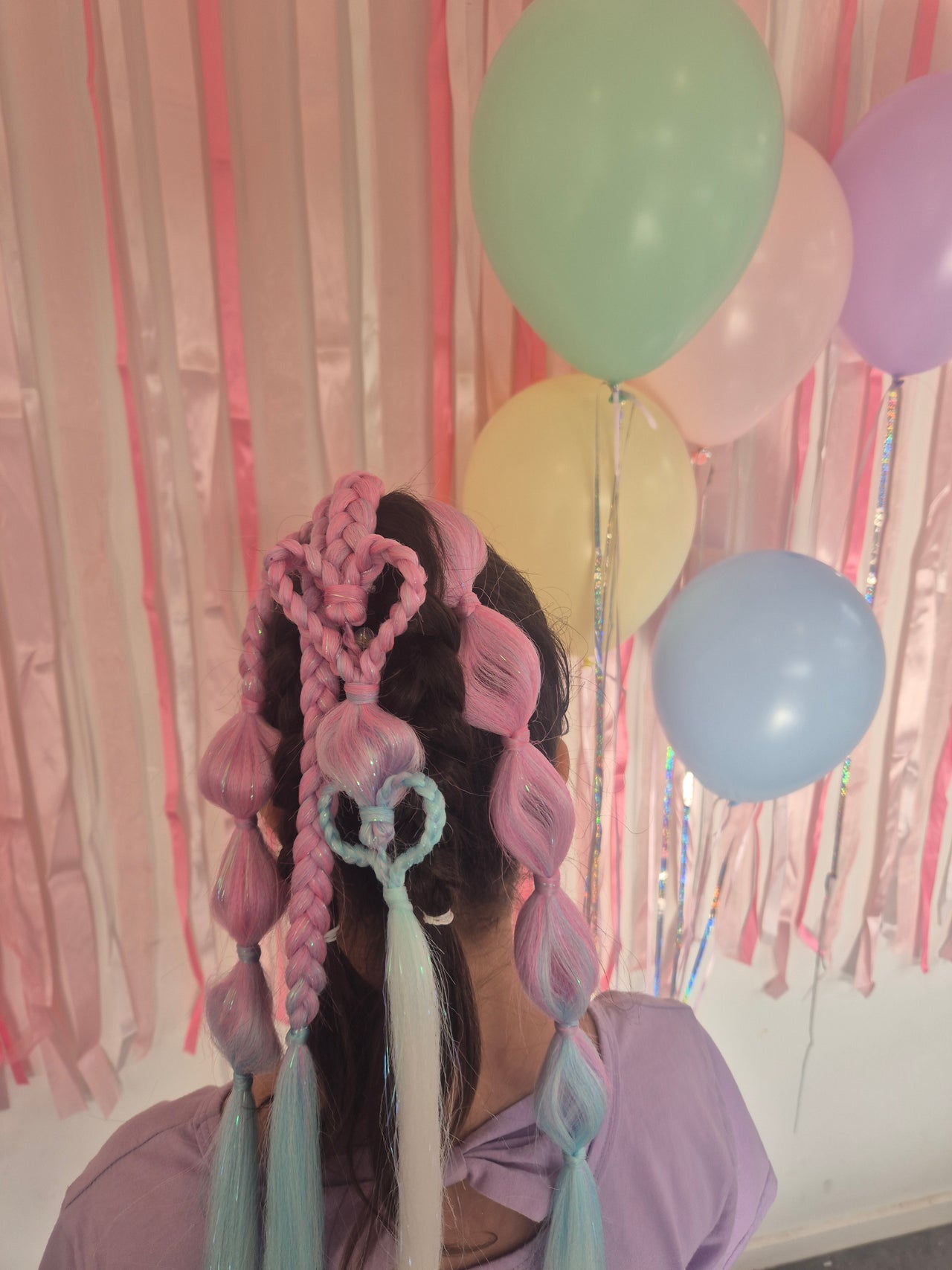 Bubble Braids - Cotton Candy