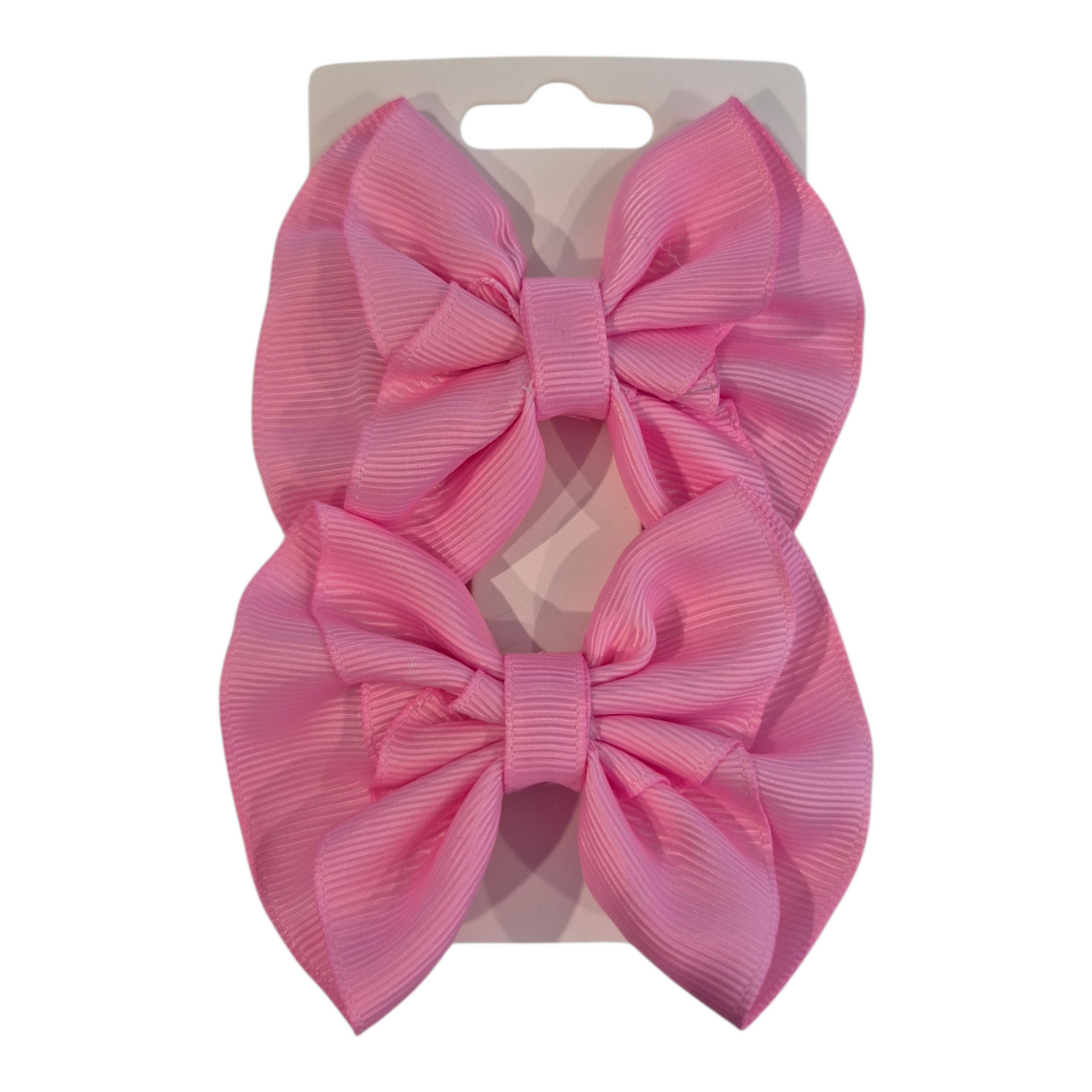 Mille Frille Pigtail Hair Clips / Hair Ties – Pink (Set of 2)