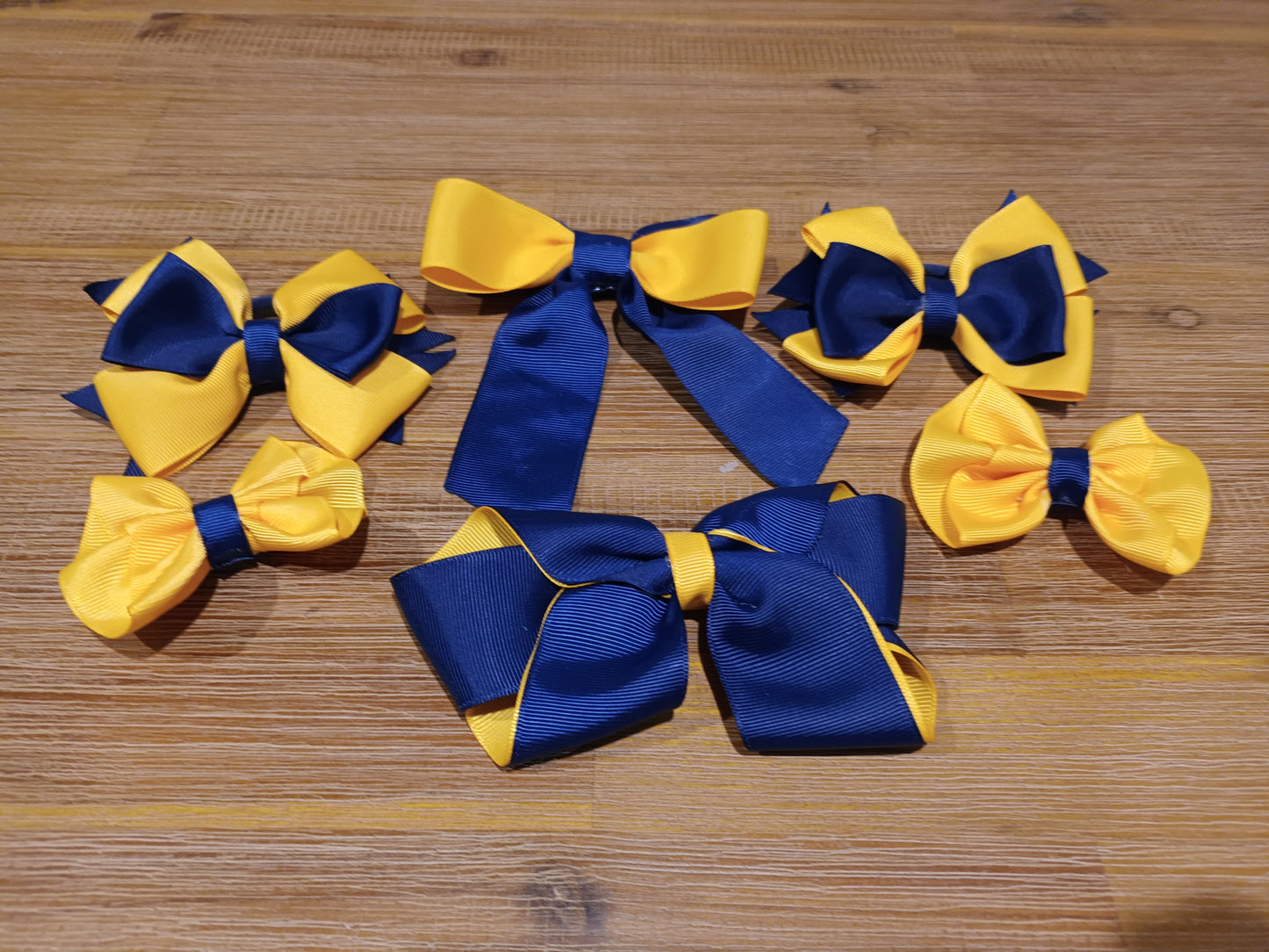 Bow Pack - School Uniform, Sport Team Hair Accessories -custom made, choose colours needed