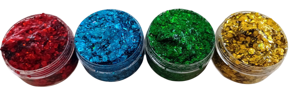 Lemon Spark (Yellow)Glitter Gel - 30ml tub