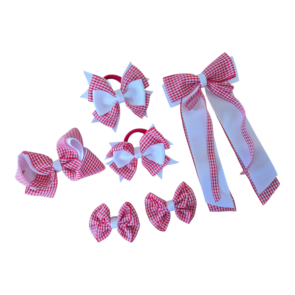 💙 Gingham School Bow Accessory Pack 💙