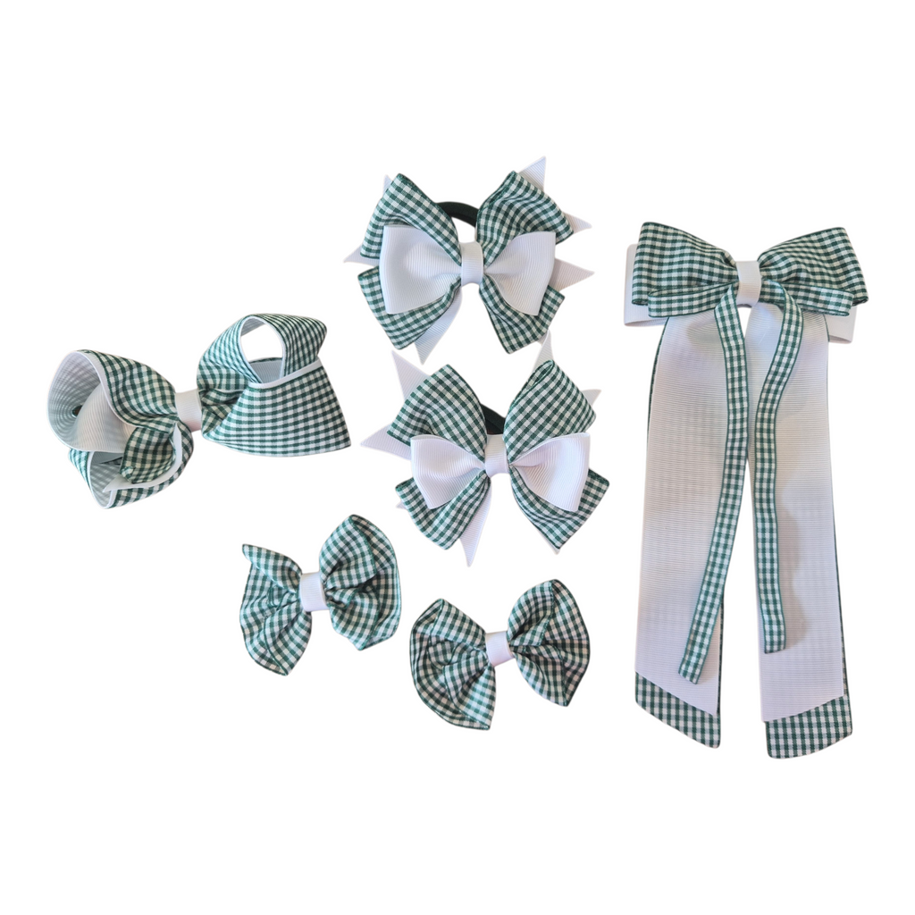 💙 Gingham School Bow Accessory Pack 💙