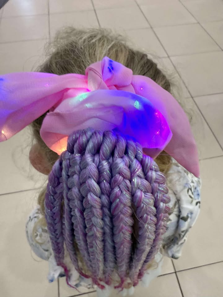Light Up Scrunchie with Tails