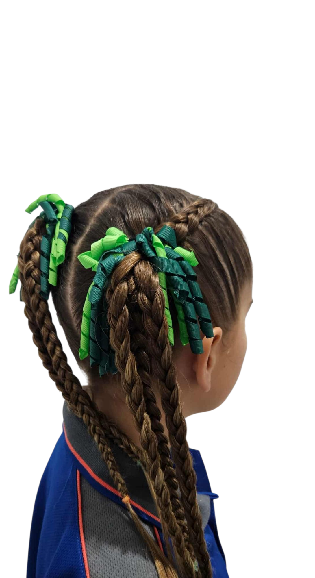 Mini Korker (set) on Hair tie for Sports Clubs - custom made, choose colours needed