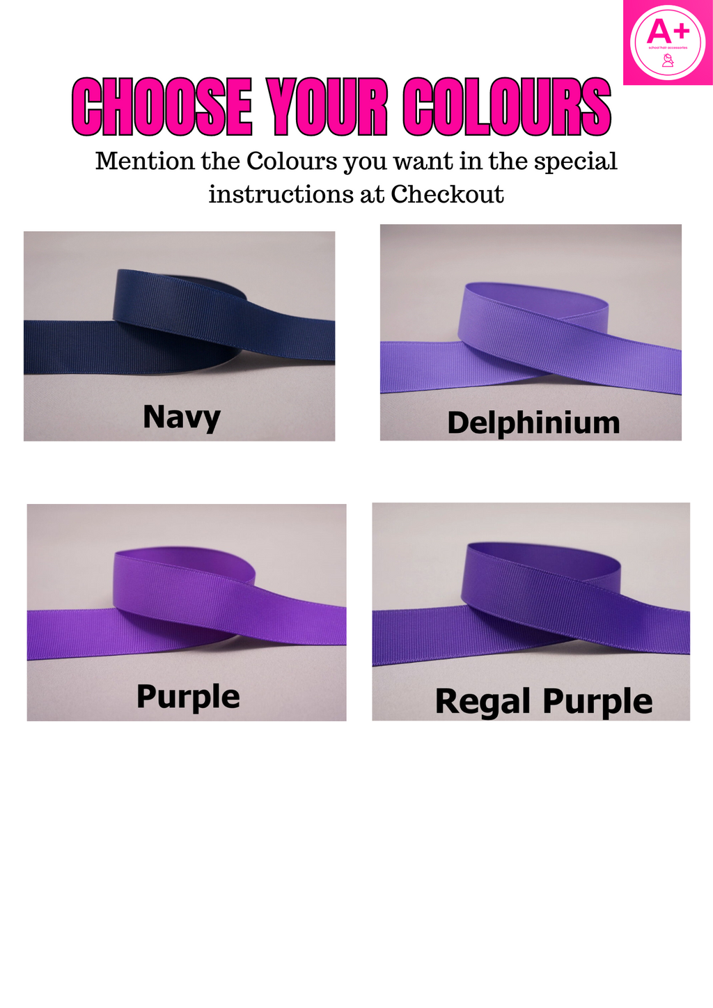 Starter Pack - School Hair Accessories -custom colour order