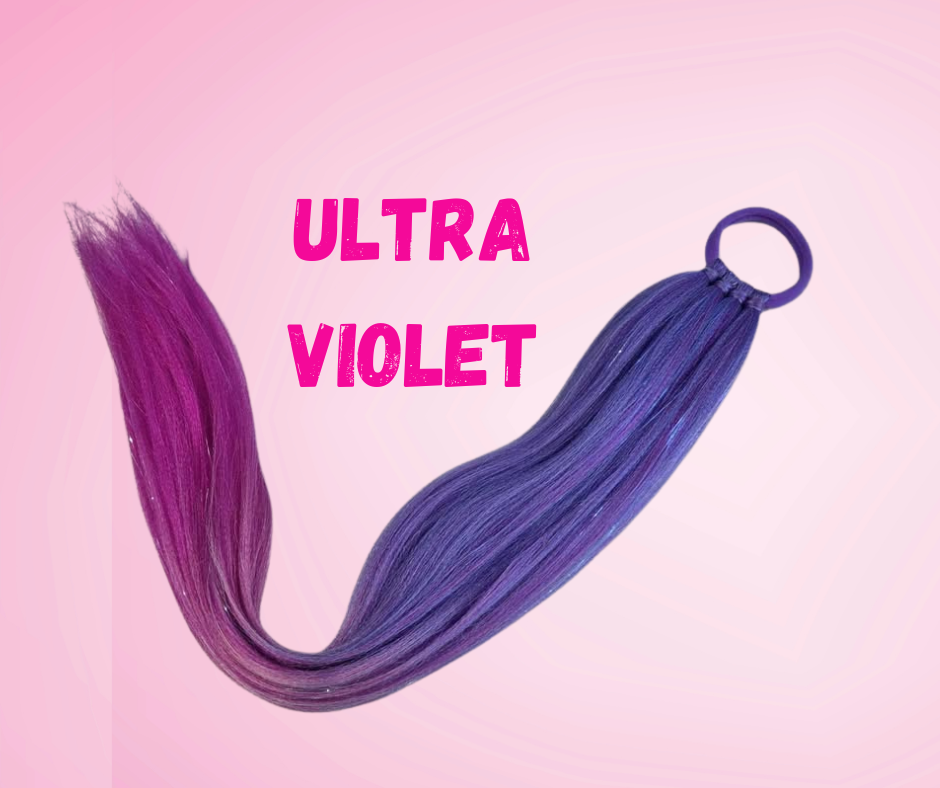 60cm Unicorn Ponytail - Ultra Violet