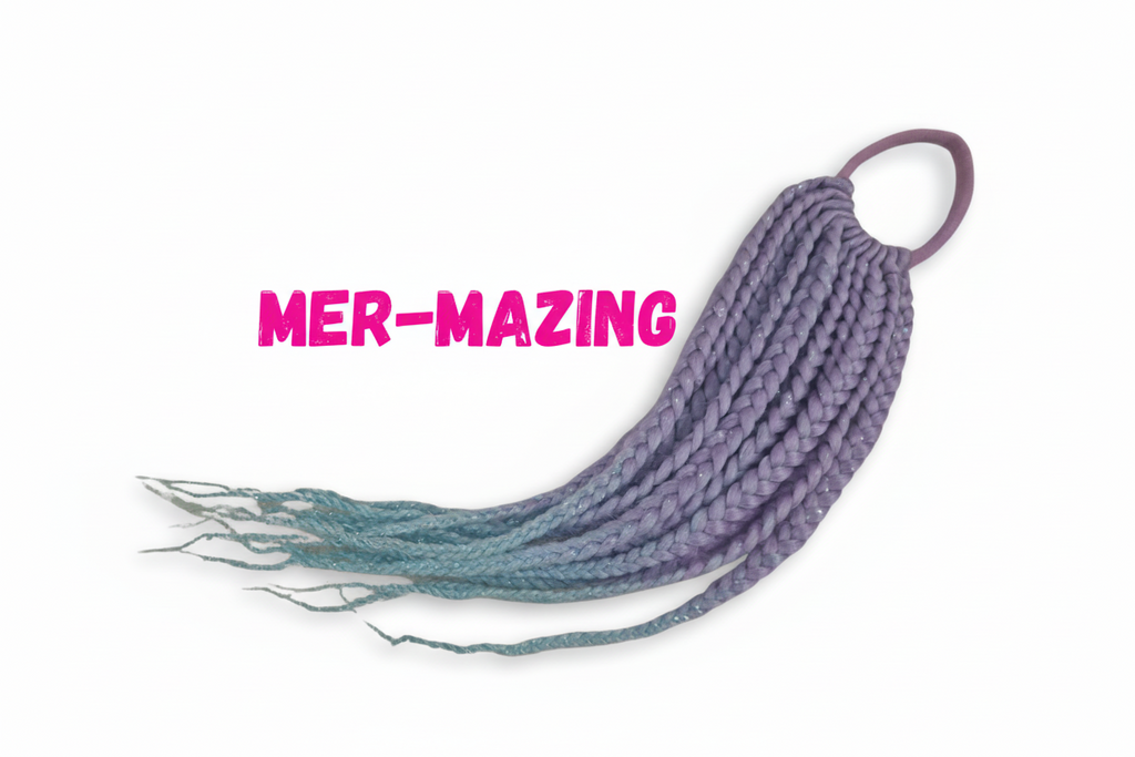 40cm Mermaid (Plaited) Ponytail - Mer-Mazing