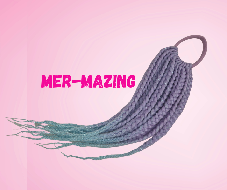 40cm Mermaid (Plaited) Ponytail - Mer-Mazing