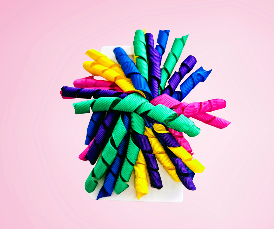 Vivid Rainbow Korker Clip