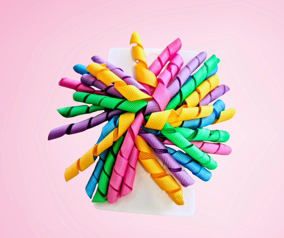 Pastel Rainbow Korker Clip