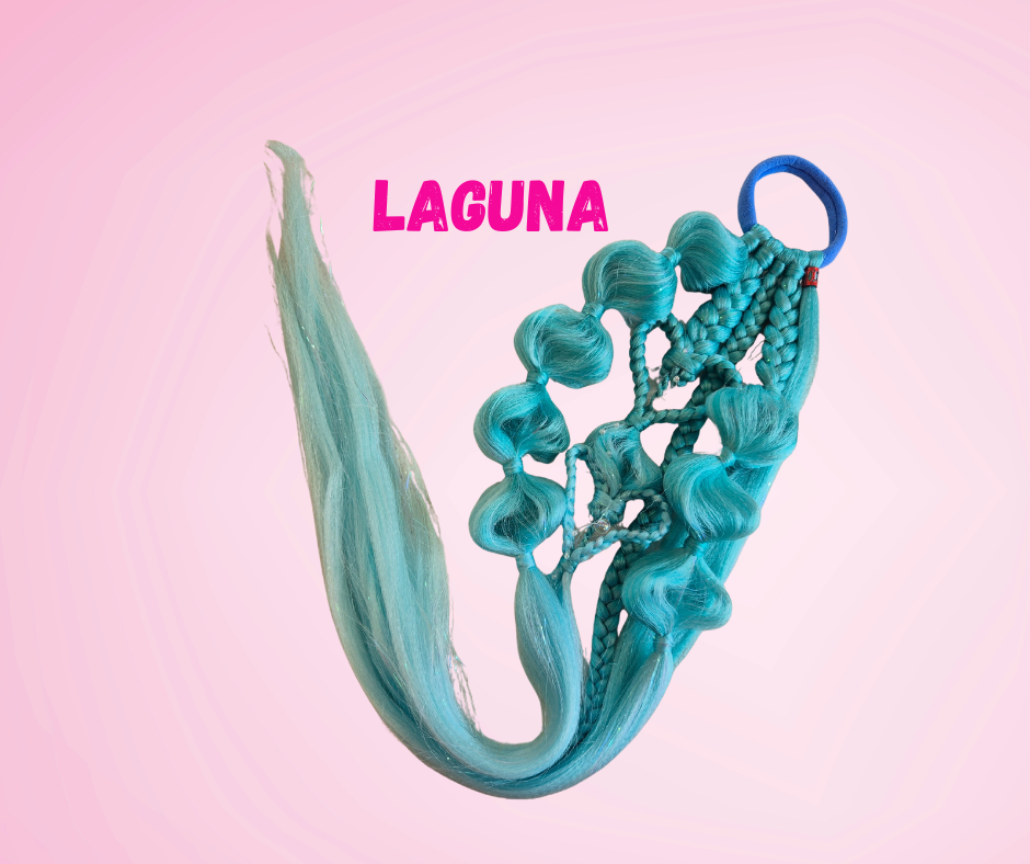 Laguna Bubble Braids Ponytail
