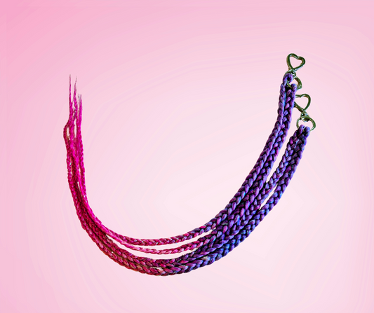 Ultra Violet Fringe Clips – 60cm