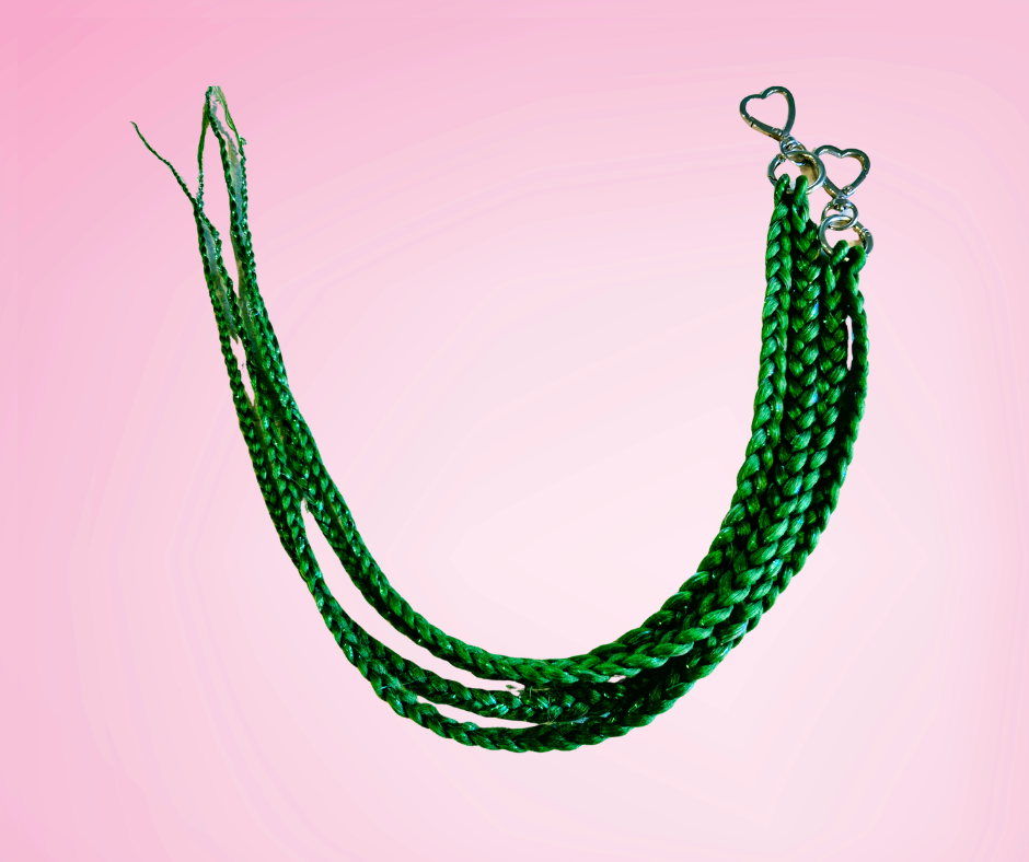 Green Fringe Clips – 60cm