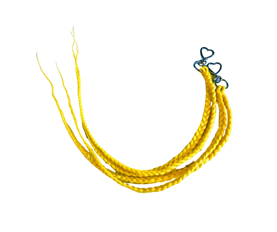 Yellow Fringe Clips – 60cm