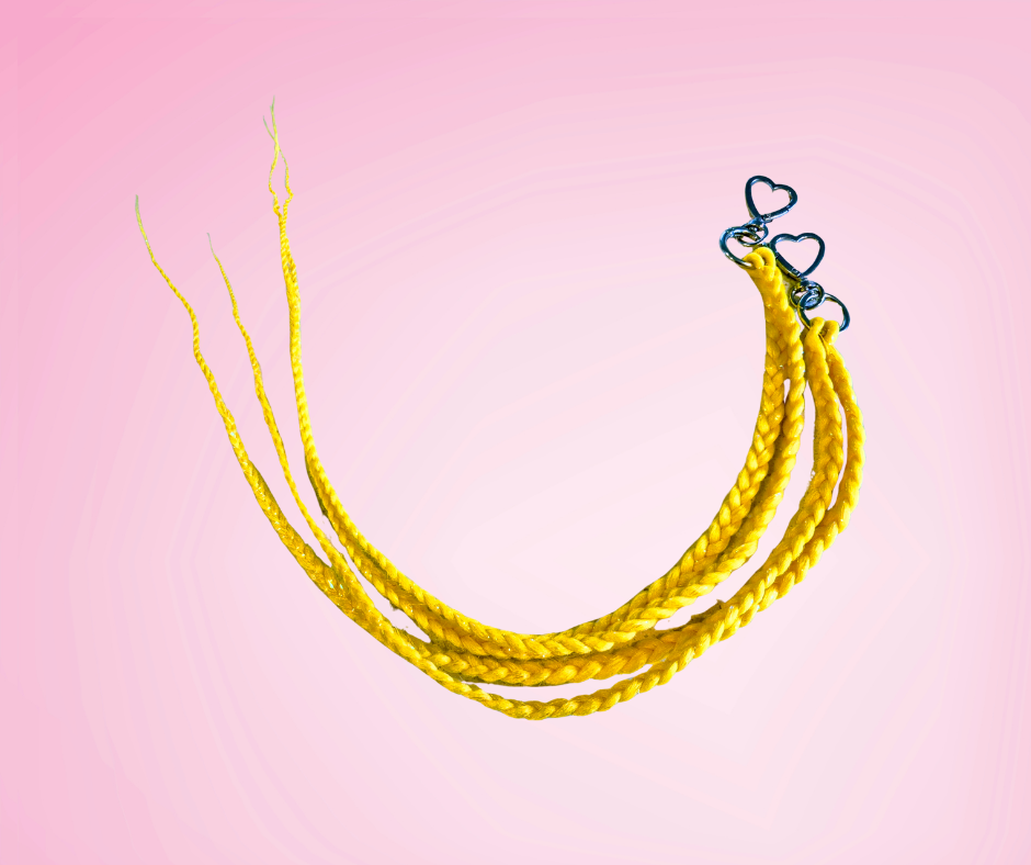 Yellow Fringe Clips – 60cm