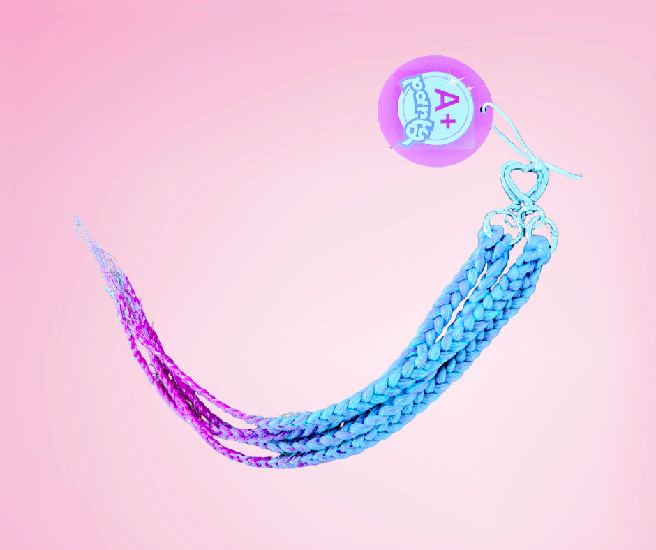 Ultra Violet Fringe Clips – 40cm