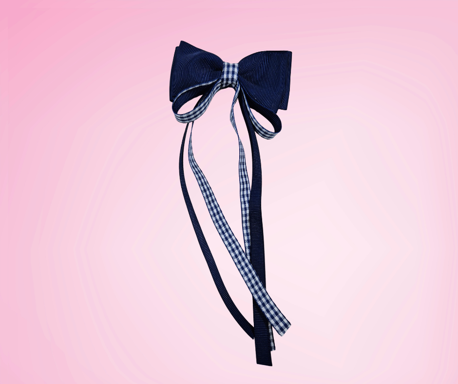 Livvi Bow Tails – Navy