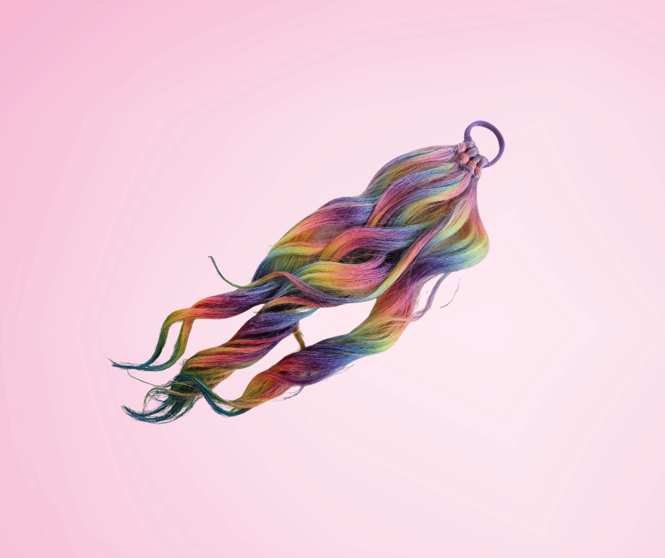 Mermaid Wave Ponytail - Bright 40cm