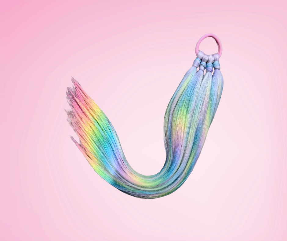Unicorn Rainbow Hair - Pastel 40cm