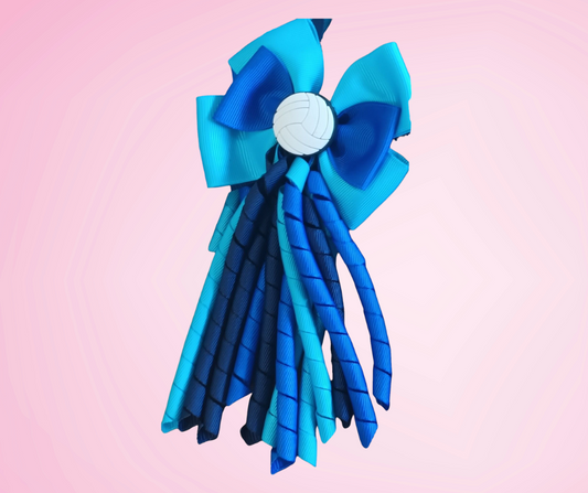 Bow Korker Hairtie for Sports Clubs - custom made, choose colours needed