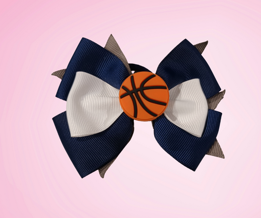Classic Bow Hair Tie for Sports Club - custom made, choose colours needed