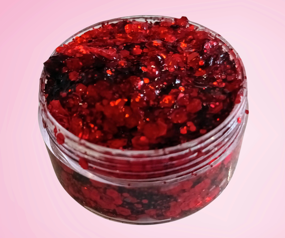 Ruby Red Glitter Gel - 30ml tub