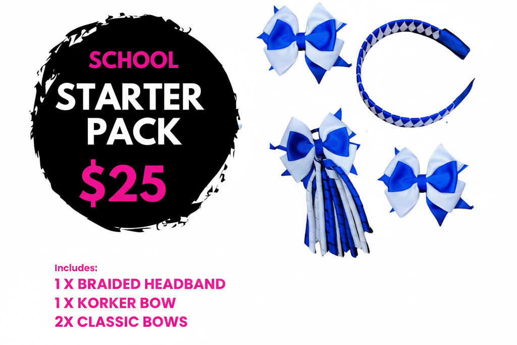 Starter Pack - School Hair Accessories -custom colour order