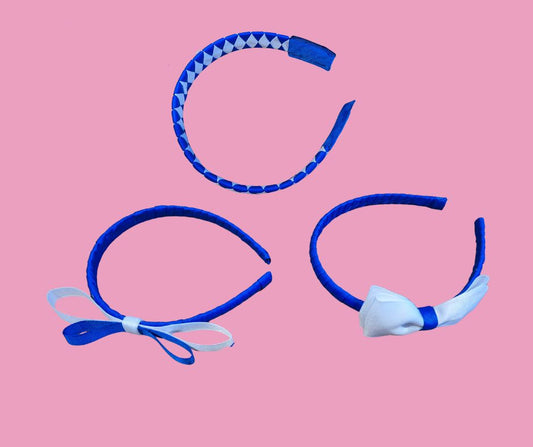 Headband Pack - School Uniform, Sport Team Hair Accessories -custom made, choose colours needed