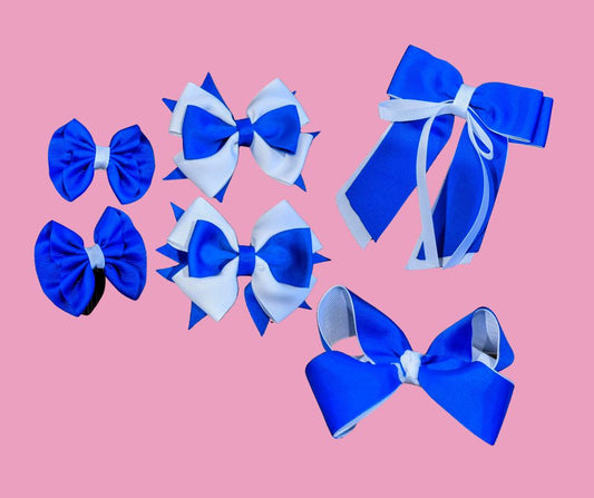 Bow Pack - School Uniform, Sport Team Hair Accessories -custom made, choose colours needed