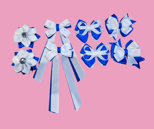 Bow Plus Pack - School Hair Accessories -custom made, choose colours needed