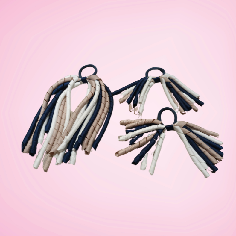 Korker Pack - School Uniform, Sport Team Hair Accessories -custom made, choose colours needed