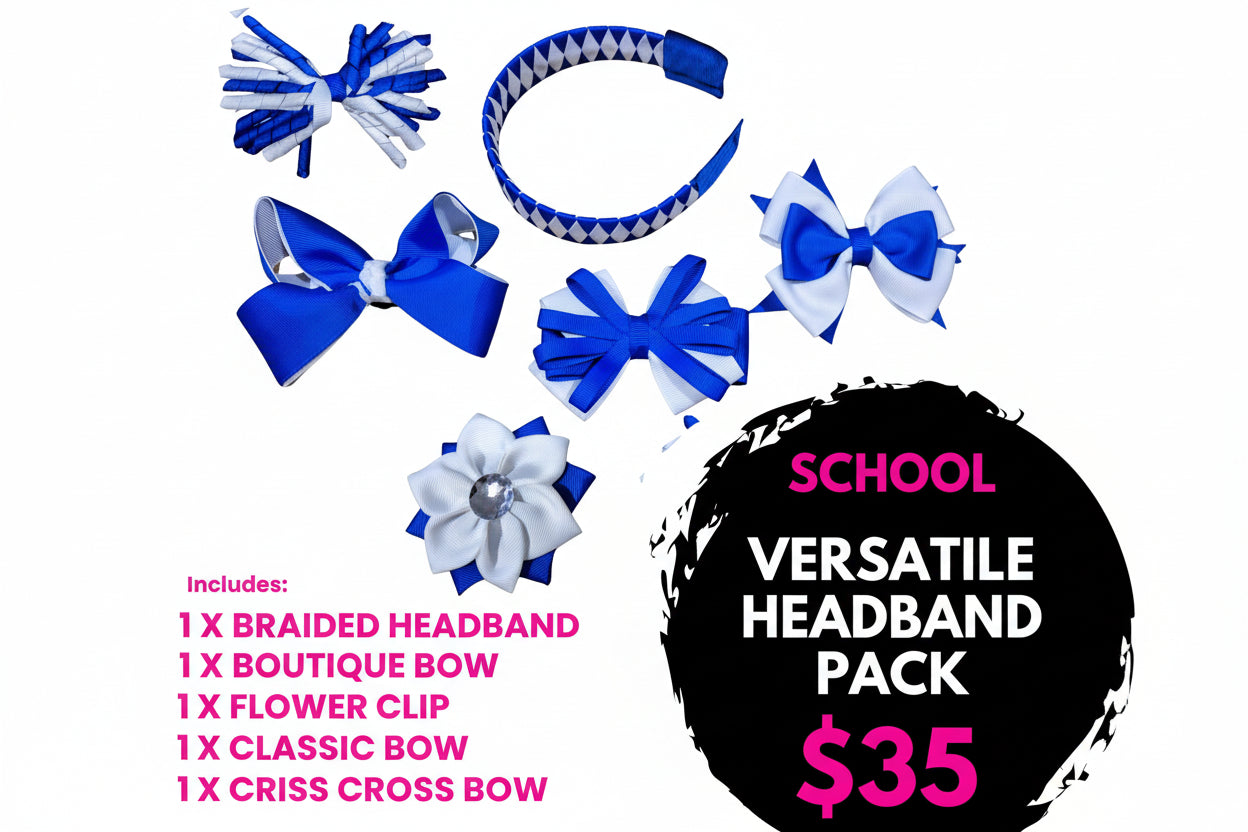 💙 School Versatile Headband Accessory Pack 💙