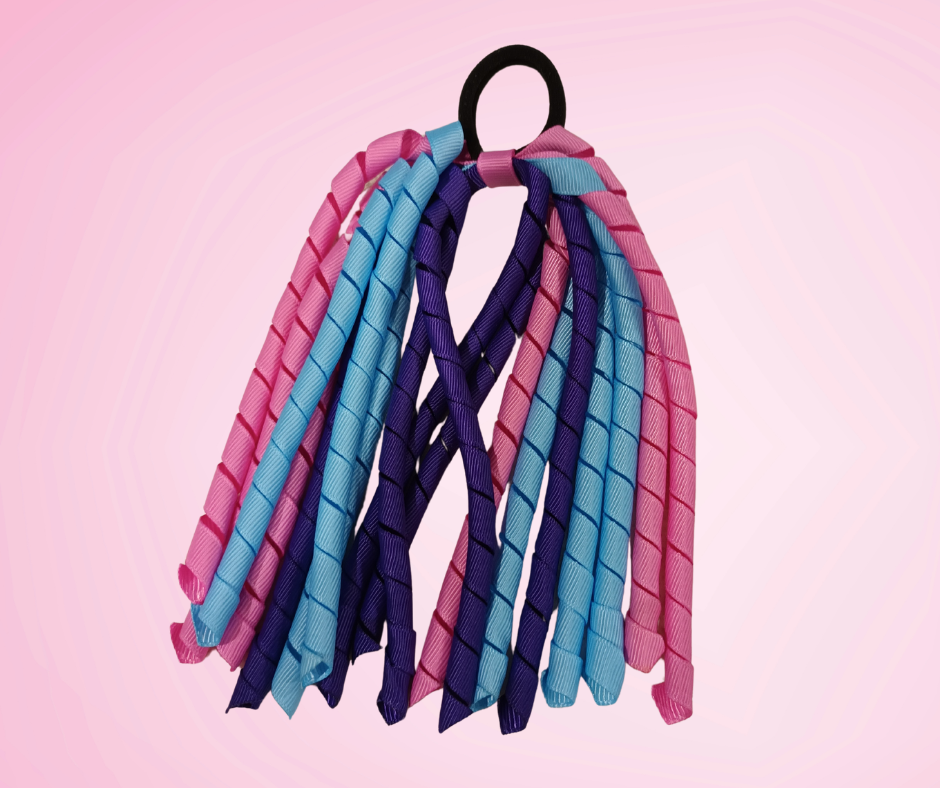 Long Ponytail Sports Korker Hair Tie - custom made, choose colours needed