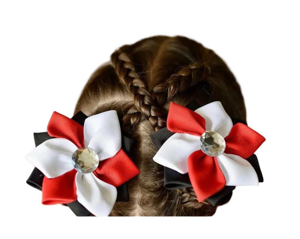 School Flower Clip Set