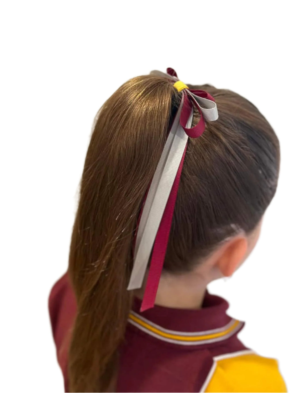 School Ribbon Hairtie Set