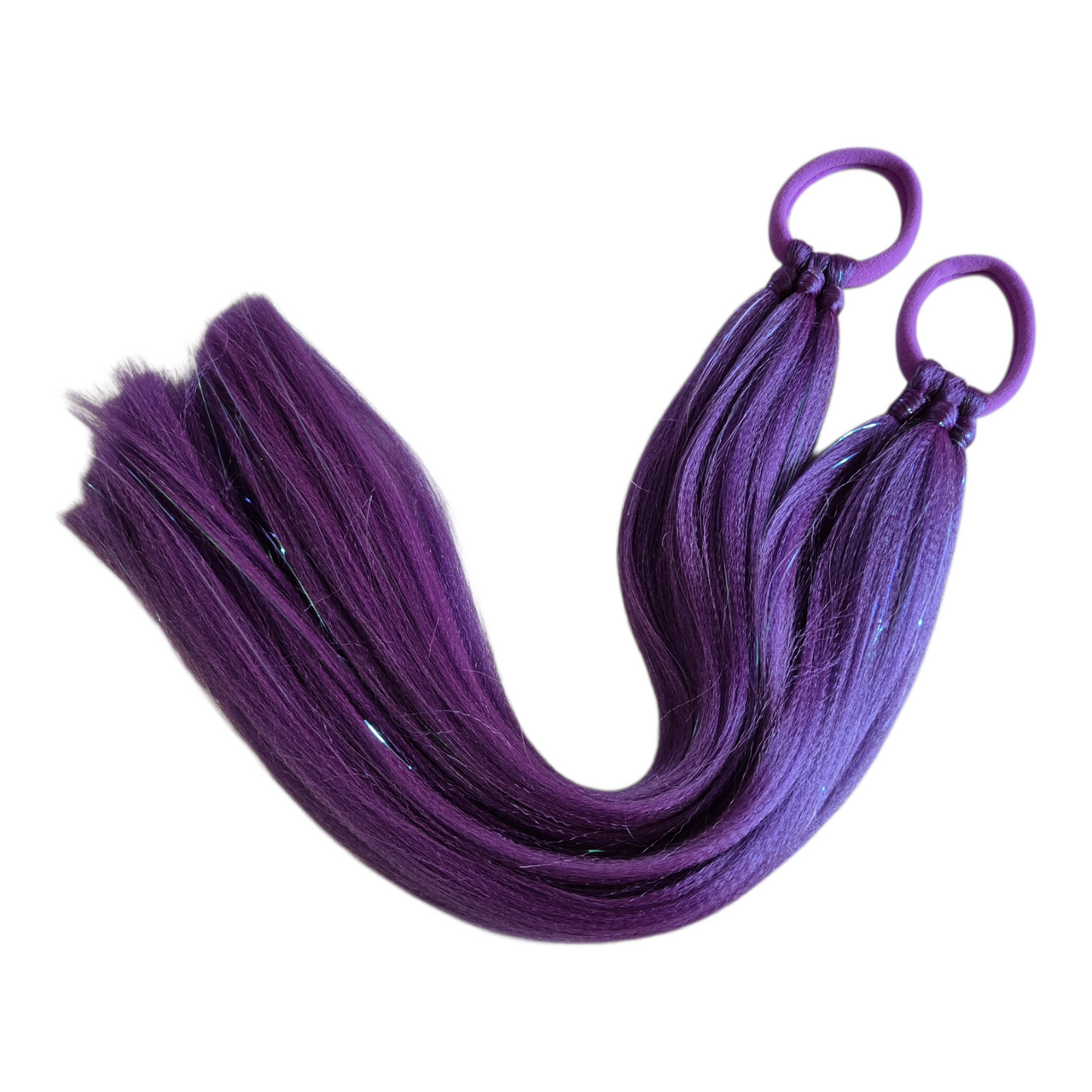 Purple Piggytails - 40cm