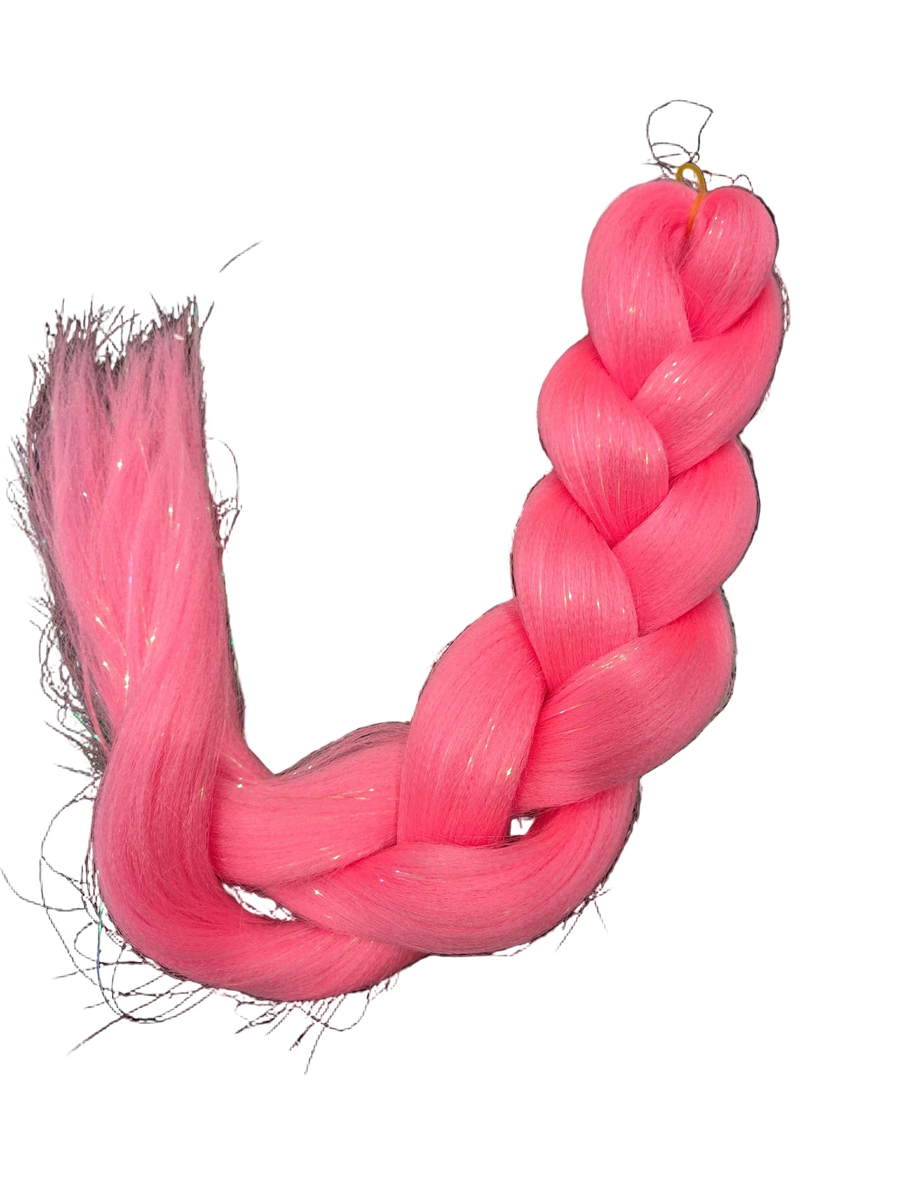 Pink – Glitter Braiding Hair 100g 💖✨
