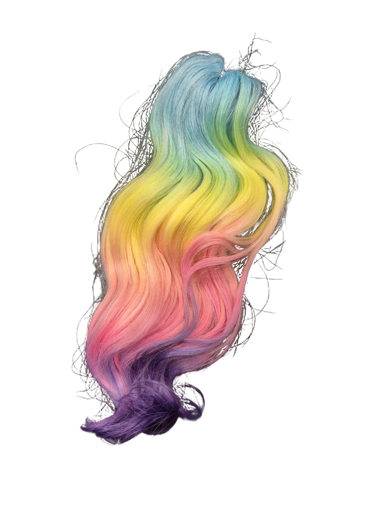 Rainbow Dreams Wavy Braiding Hair – 40cm | 100gm