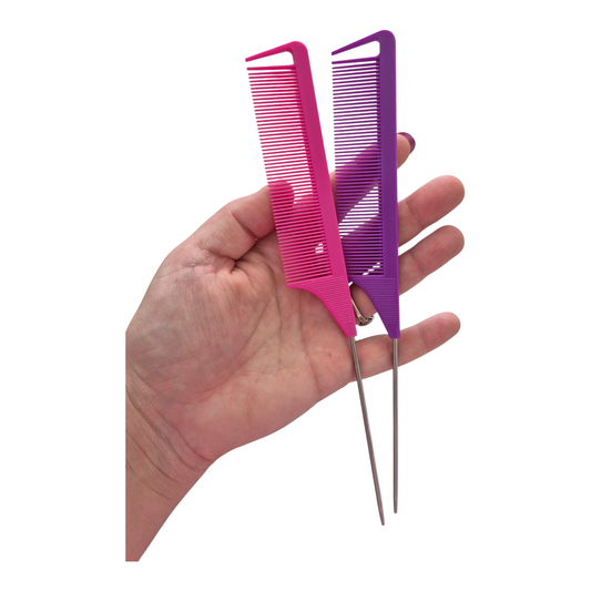 Precision Tail Comb - Pink
