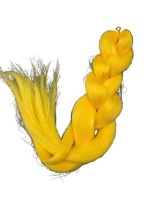 Yellow – Glitter Braiding Hair 100g 💛✨